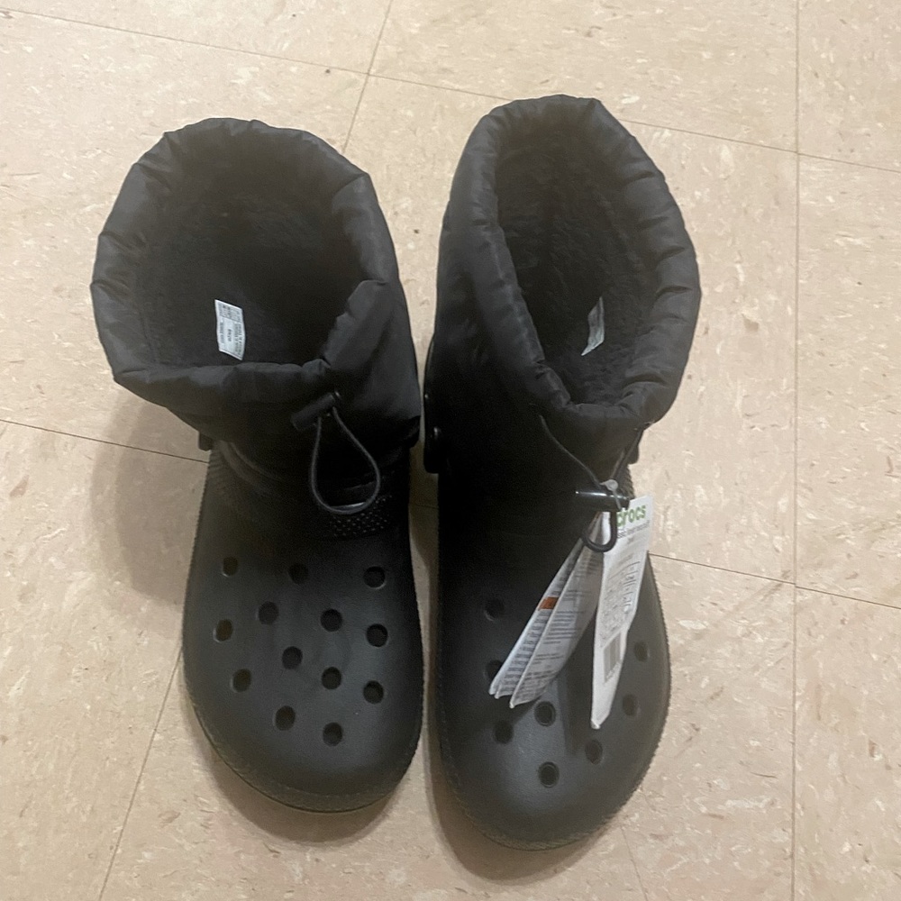 Crocs classic lined neo puff boot, unisex